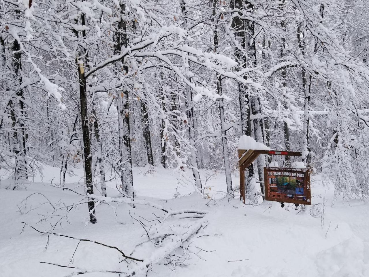 Les Cabines Nordik Des Piles Villa Saint-Jean-des Piles Kültér fotó