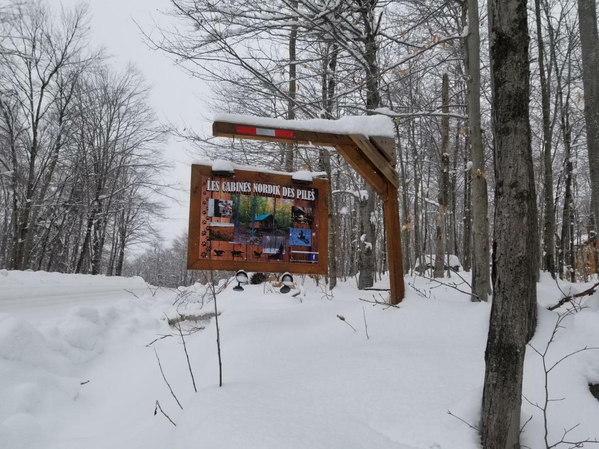Les Cabines Nordik Des Piles Villa Saint-Jean-des Piles Kültér fotó